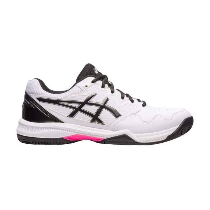 Asics Gel Dedicate 7 Clay White Pink Fluor Sneakers