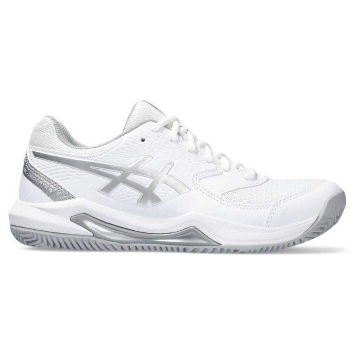 Tênis Asics Gel Dedicate 8 Clay Branco Prata Feminino