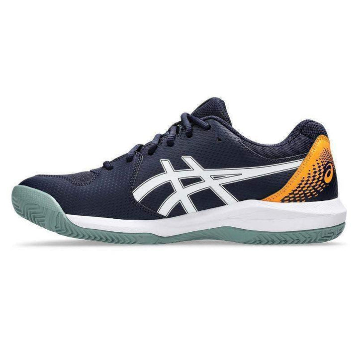 Ténis Asics Gel Dedicate 8 Padel Azul Meia-Noite Branco