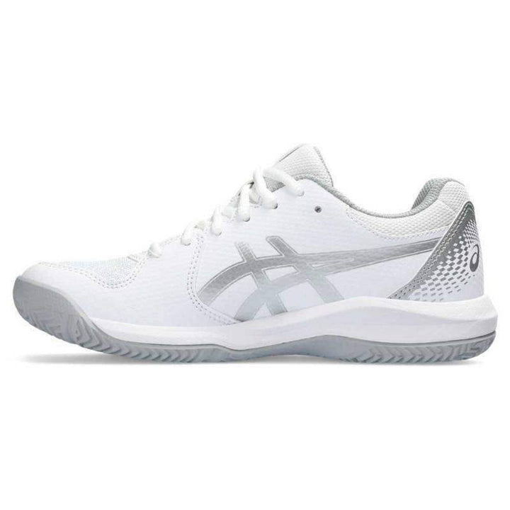 Asics Gel Dedicate 8 Padel White Gray Women's Shoes