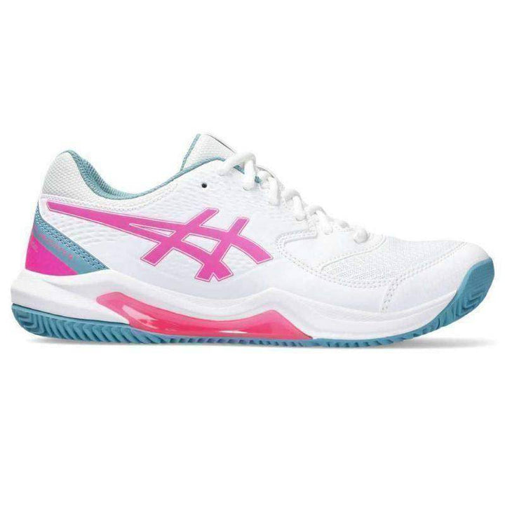 Asics Gel Dedicate 8 Padel White Pink Fluor Women's Shoes