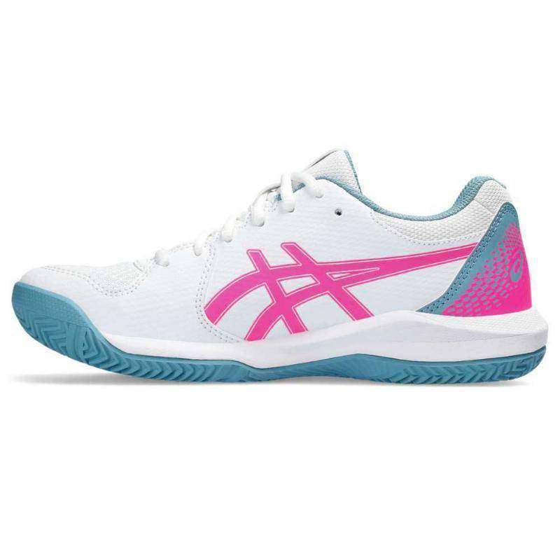 Asics Gel Dedicate 8 Padel White Pink Fluor Women's Shoes