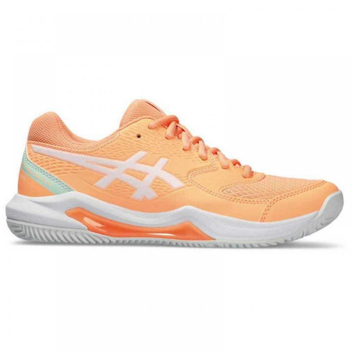 Tênis Asics Gel Dedicate 8 Padel Laranja Branco Feminino