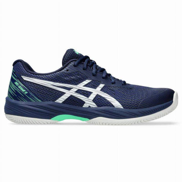 Asics Gel Game 9 Clay Shoes Blue White