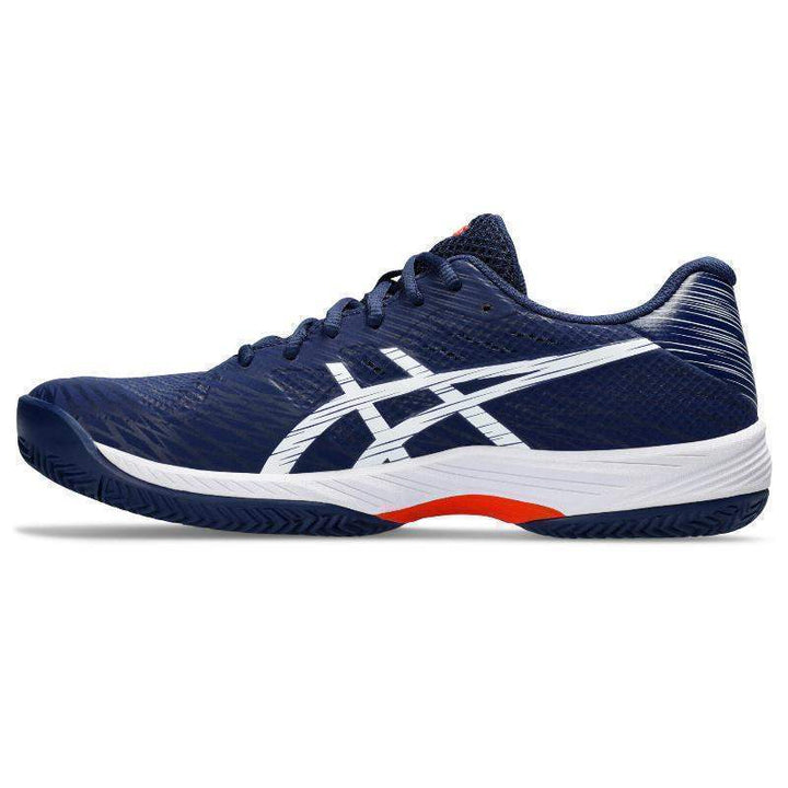 Asics Gel Game 9 Clay Navy Blue White Shoes
