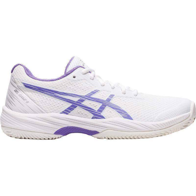 Asics Gel Game 9 Clay White Amethyst Women's Shoes