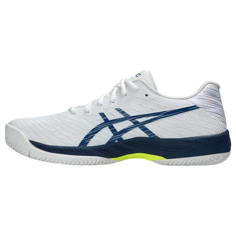 Asics Tênis Gel Game 9 Clay Branco Azul Mako