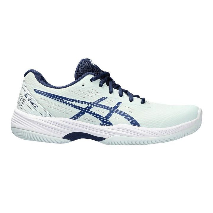 Asics Gel Game 9 Clay Mint Blue Women's Running Shoes