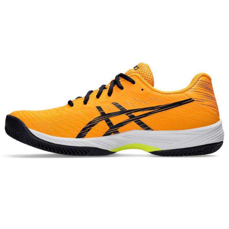 Asics Gel Game 9 Padel Shoes Orange Midnight Blue