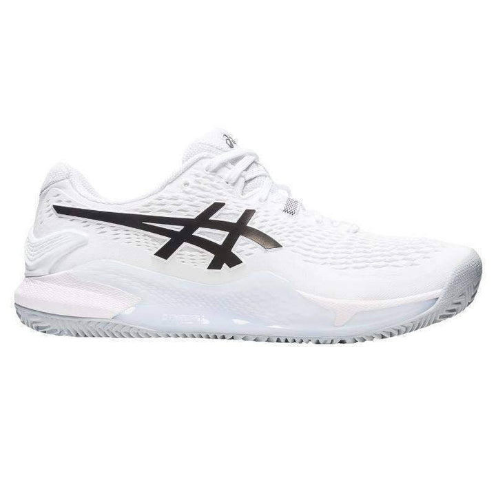 Asics Gel Resolution 9 White Black Shoes