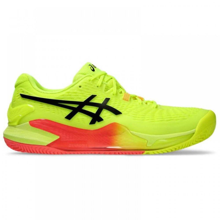 Asics Gel Resolution 9 Clay Paris Yellow Black Shoes