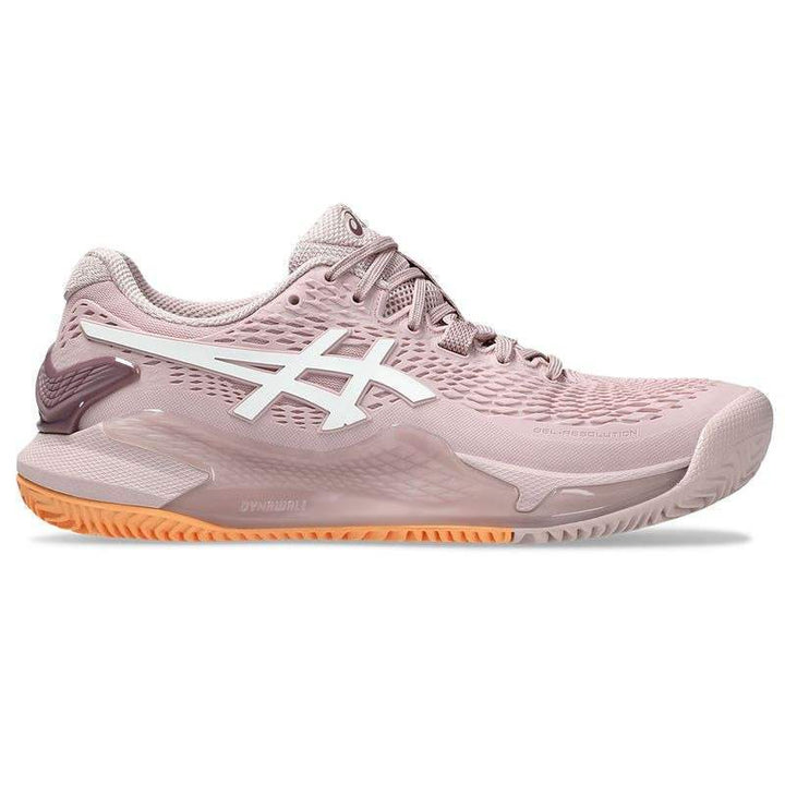 Tênis Asics Gel-Resolution 9 Clay Rosa Branco Feminino