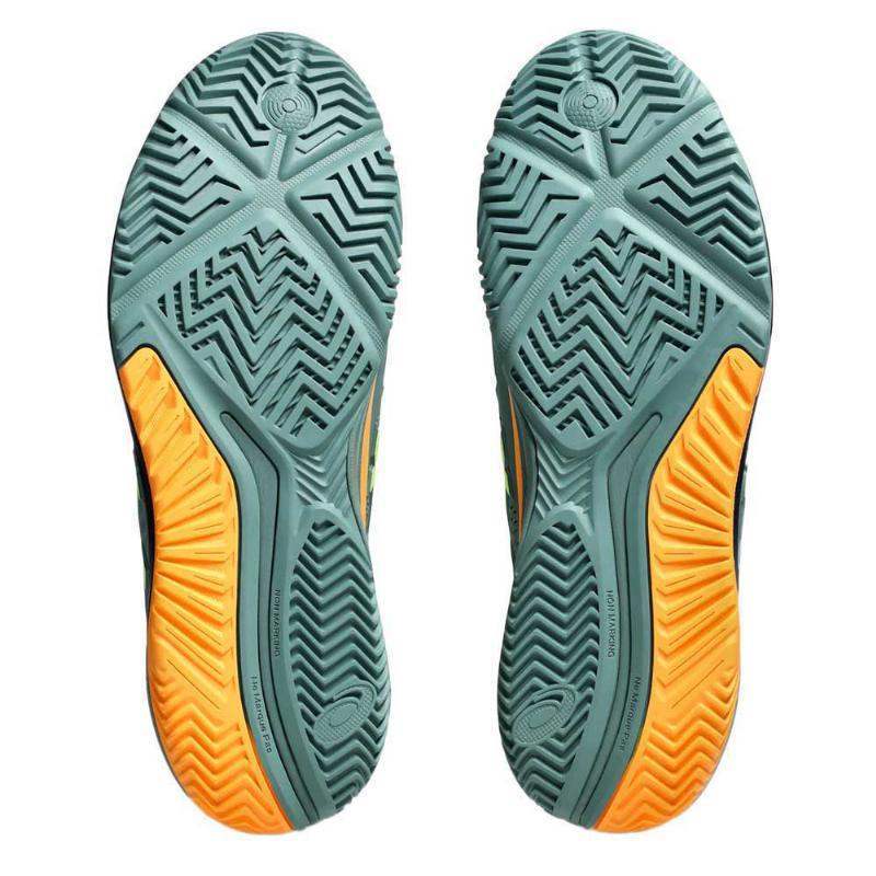Asics Gel Resolution 9 Padel Celadon Yellow Shoes