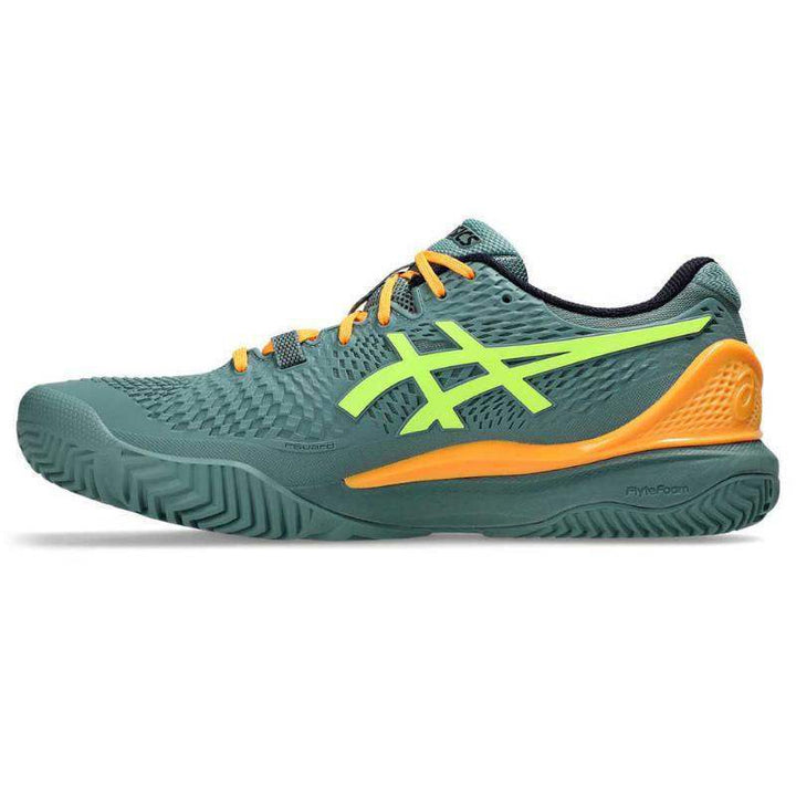 Zapatillas Asics Gel Resolution 9 Padel Celadon Amarillo