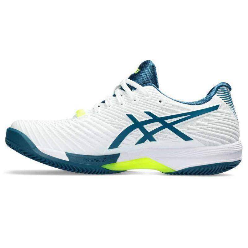 Tênis Asics Solution Speed ​​​​FF 2 Clay Branco Cinza Azul