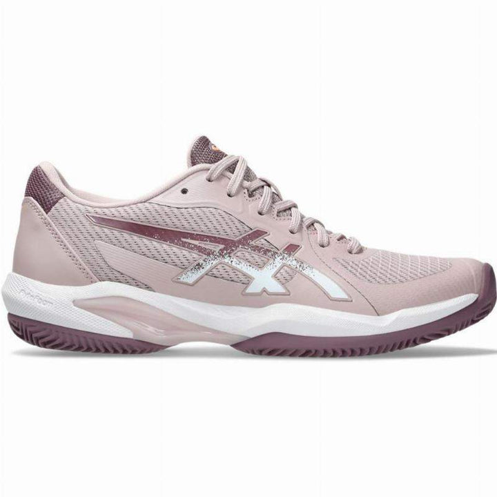 Tênis Asics Solution Swift FF 2 Clay Rosa Branco Feminino