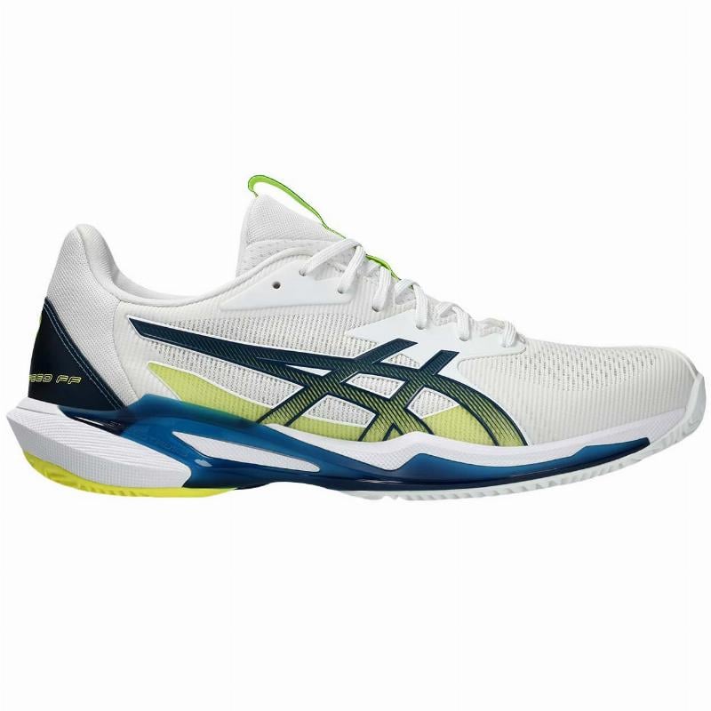 Asics Solution Speed ​​FF 3 Clay White Blue Mako Shoes