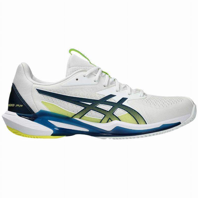 Zapatillas Asics Solution Speed FF 3 Clay Blanco Azul Mako