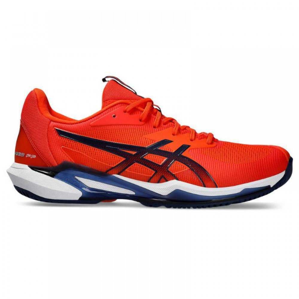 Asics Solution Speed ​​FF 3 Clay Orange Navy Blue Shoes