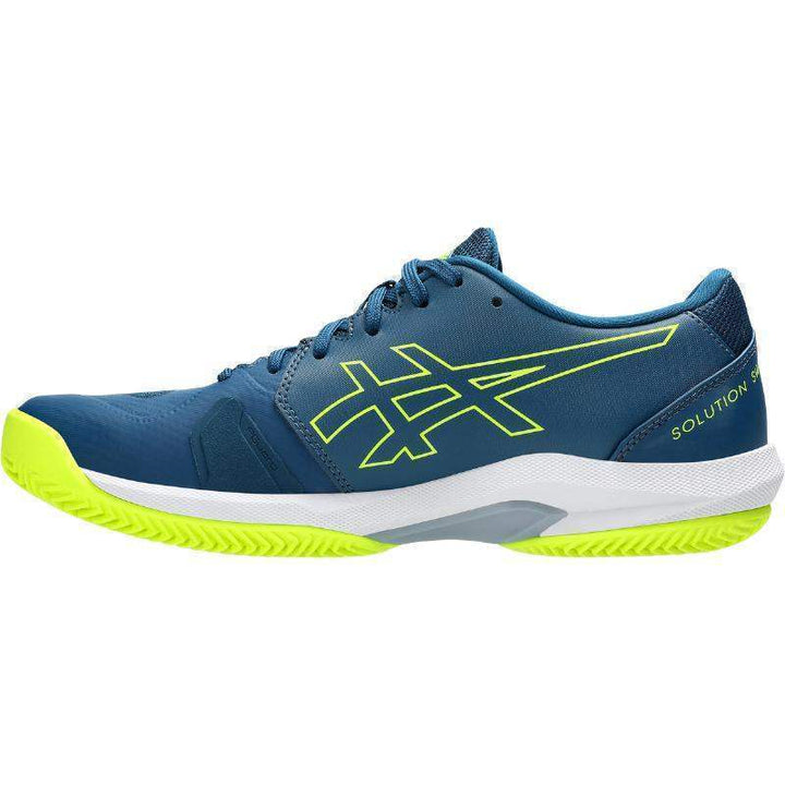 Asics Tênis Solution Swift FF 2 Clay Azul Mako Amarelo