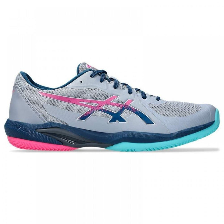 Zapatillas Asics Solution Swift FF 2 Padel Gris Azul Mako