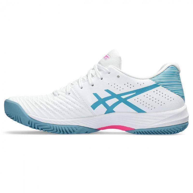 Asics Solution Swift FF White Gray Blue Women's Running Shoes