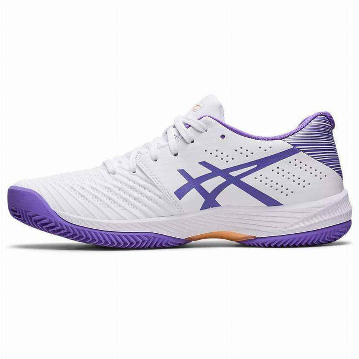 Zapatillas Asics Solution Swift FF Clay Blanco Amatista Mujer