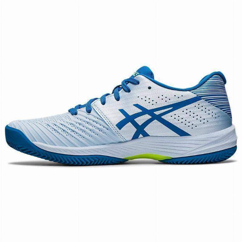 Asics Solution Swift FF Clay White Sky Blue Women's Running Shoes