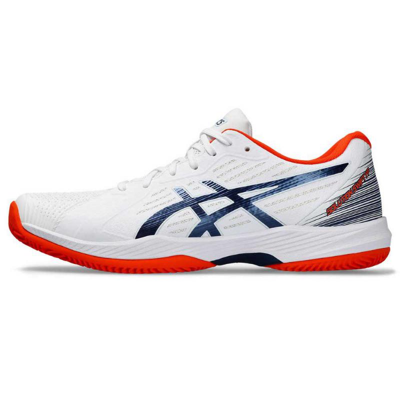 Asics Solution Swift FF Clay White Navy Blue Shoes