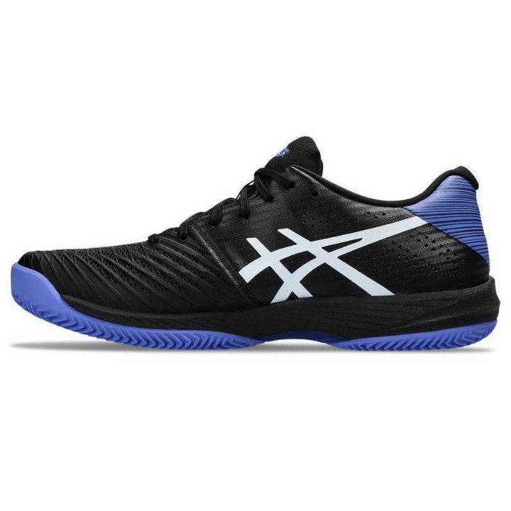 Asics Solution Swift FF Clay Shoes Black Sapphire Blue