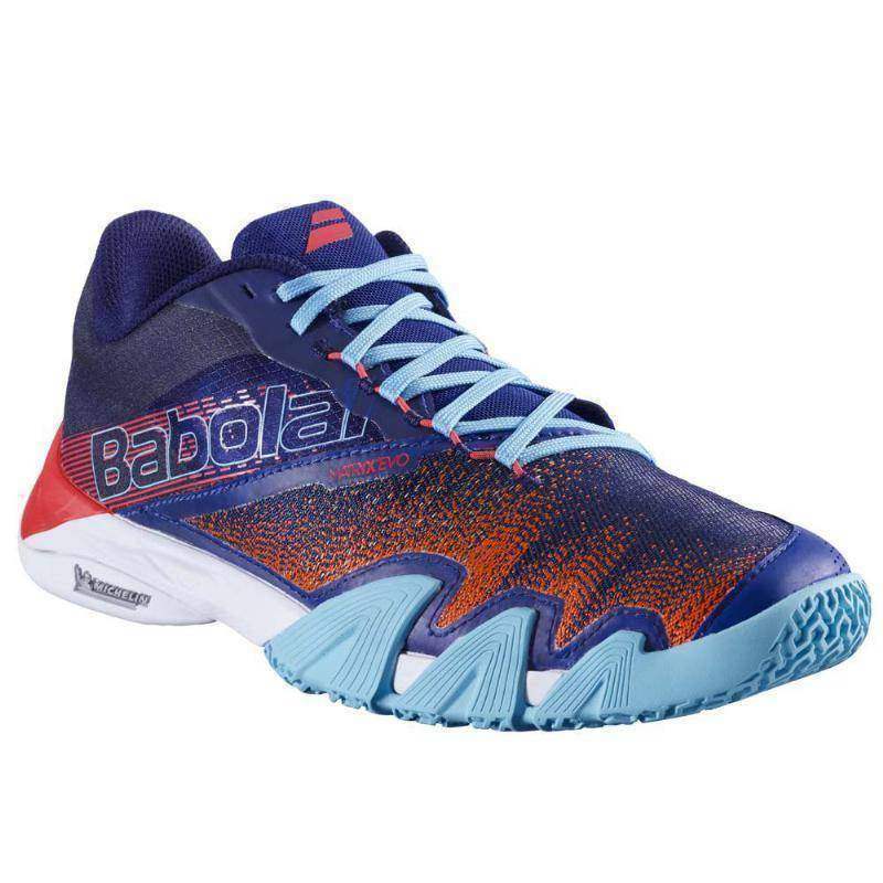 Sapatos Babolat Jet Premura 2 Azul Vermelho Poppy