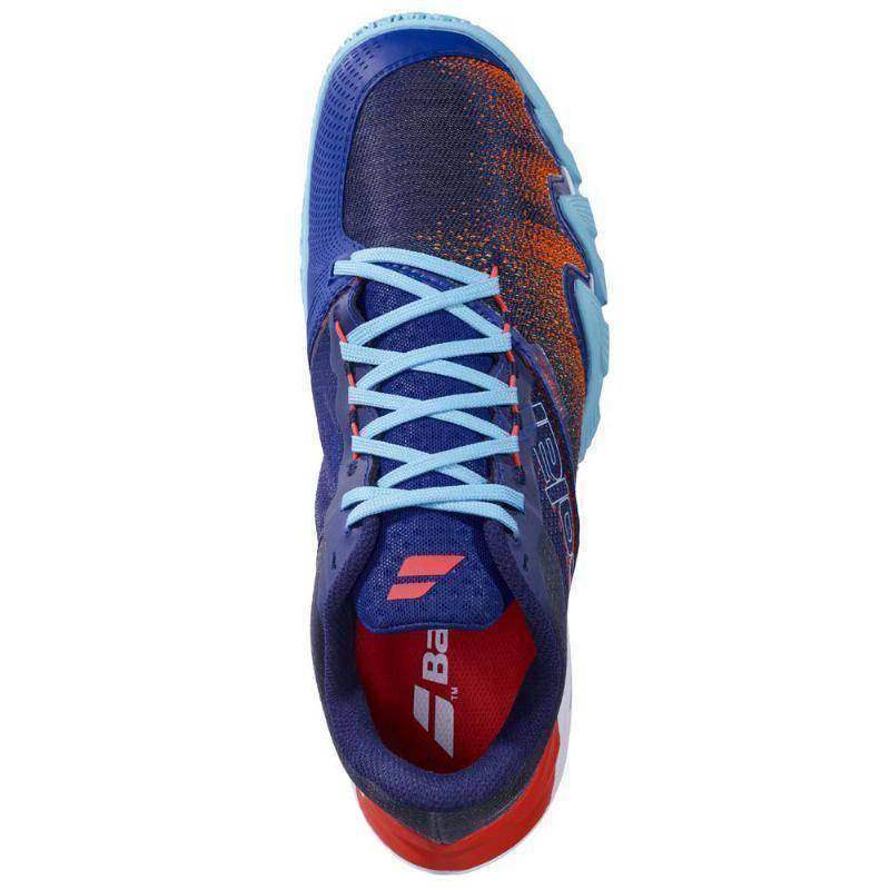 Sapatos Babolat Jet Premura 2 Azul Vermelho Poppy