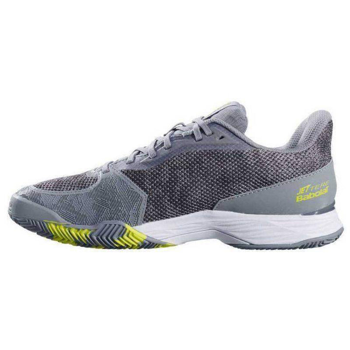 Babolat Jet Tere Clay Shoes Dark Gray Neon Green