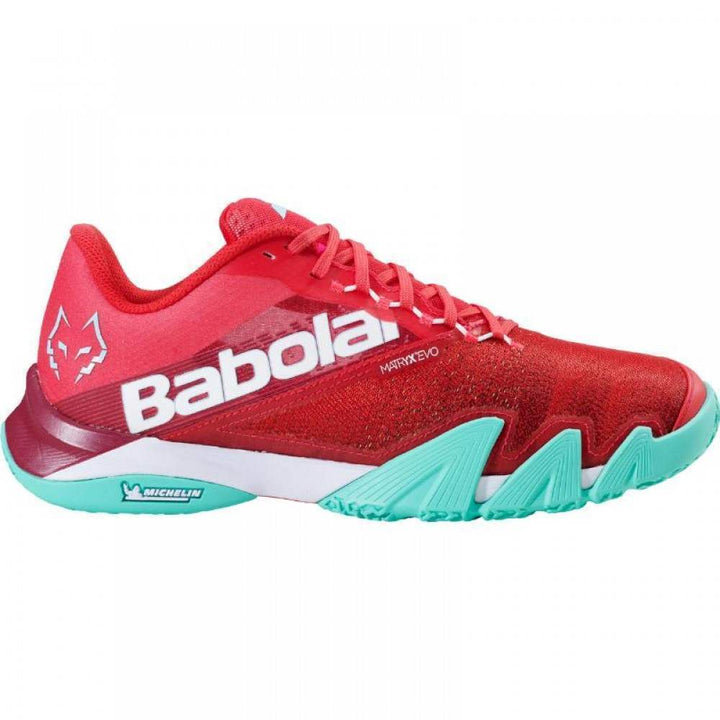 Tênis Babolat Juan Lebron Jet Premura 2 vermelho verde