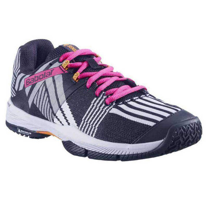 Babolat Sensa White Black Fuchsia Women's Shoes