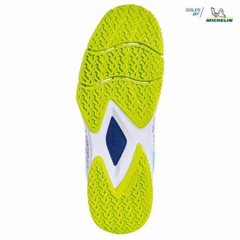 Babolat Sensa Shoes White Green Yellow