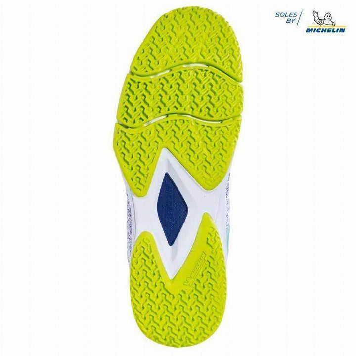 Zapatillas Babolat Sensa Blanco Verde Amarillo