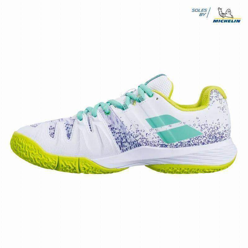 Babolat Sensa Shoes White Green Yellow