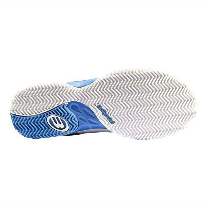 Sapatos femininos Bullpadel Beker 24V branco azul escuro