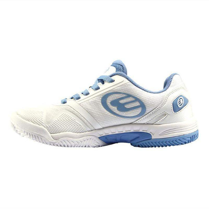 Sapatos femininos Bullpadel Beker 24V branco azul escuro