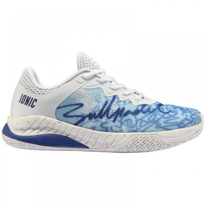 Sapatos femininos Bullpadel Ionic 24I branco azul claro