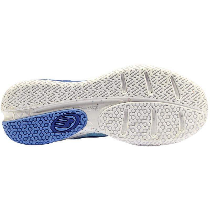 Sapatos femininos Bullpadel Ionic 24I branco azul claro