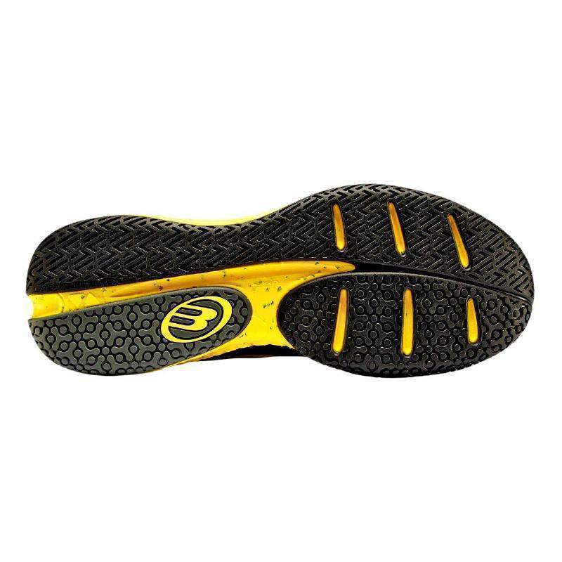 Sapatos Bullpadel Ionic 24I preto amarelo