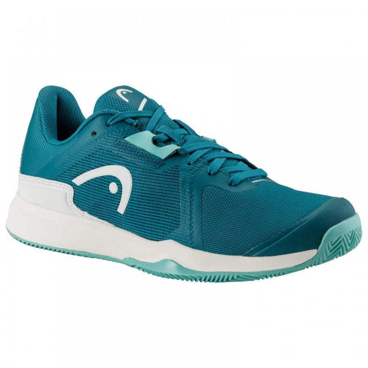 Sapatos femininos Head Sprint Team 3.5 Clay Blue Stone Branco