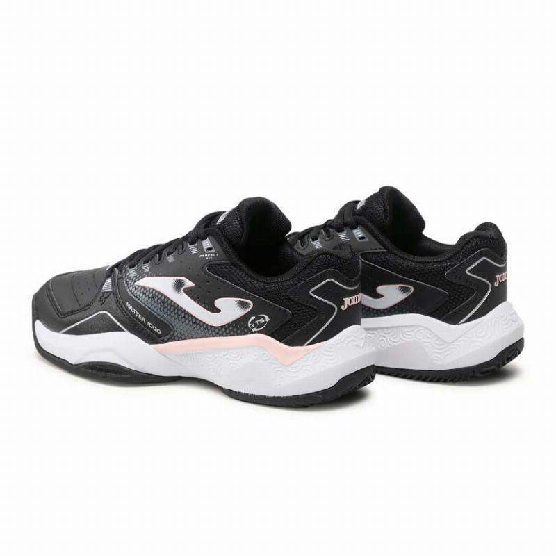 Tênis feminino Joma Master 1000 2301 preto rosa