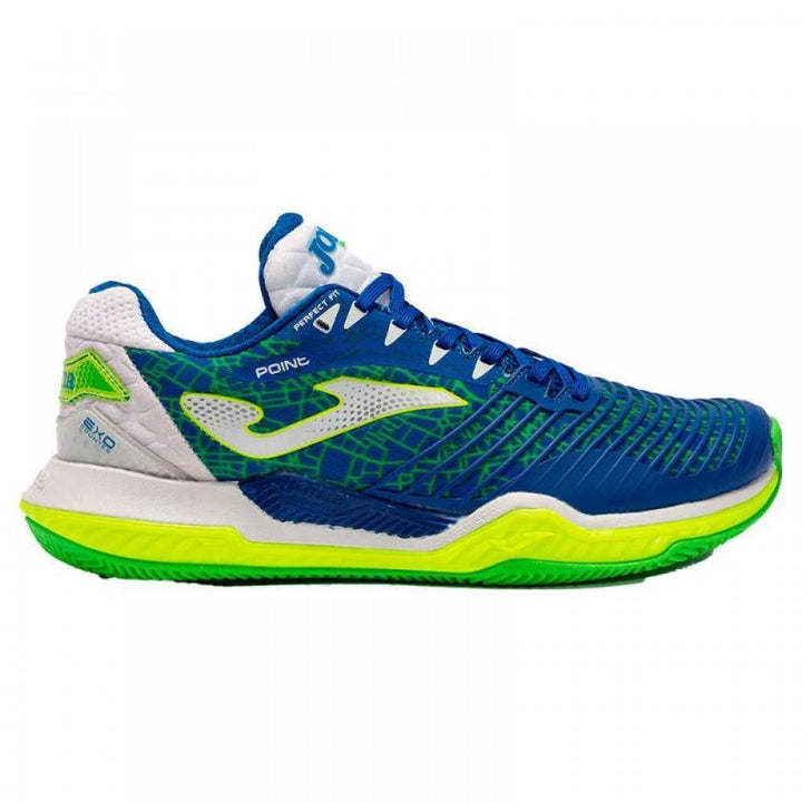 Tênis Joma Point 2204 Azul Royal Amarelo Fluor