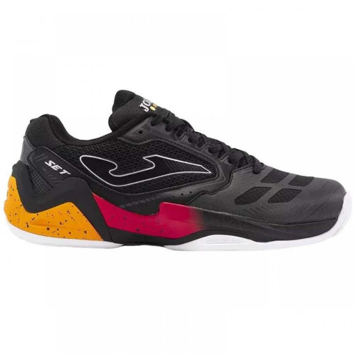 Conjunto de ténis Joma 2401 preto vermelho