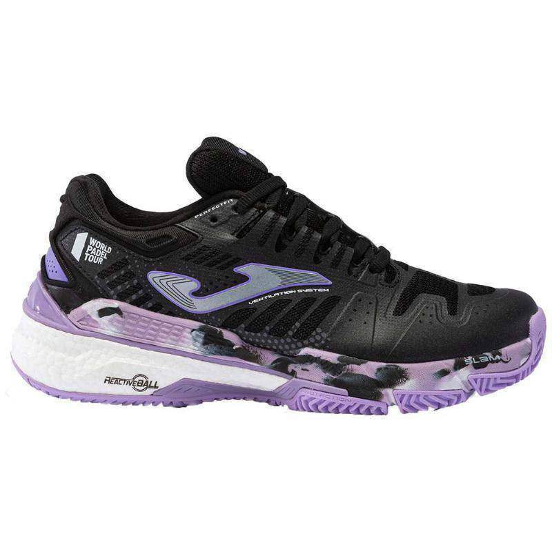 Joma WPT Slam 2301 Black Purple Women's Shoes