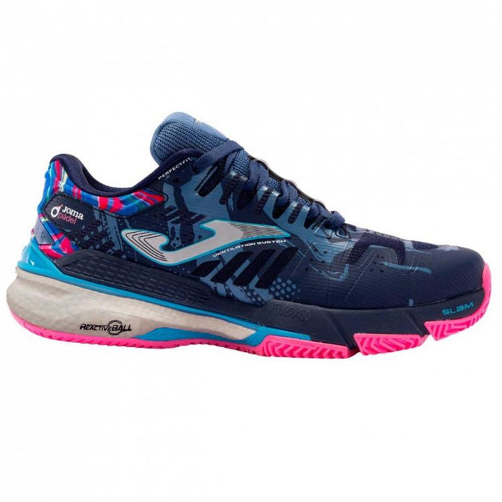 Joma Slam 2403 Navy Blue Pink Women's Sneakers