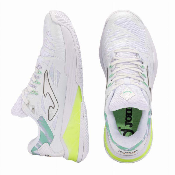 Zapatillas Joma Spin 2402 Blanco Verde Mujer